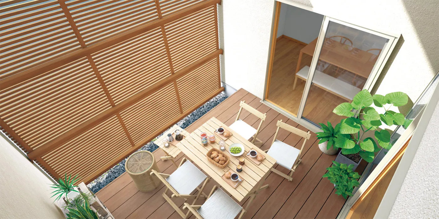 目隠しルーバー