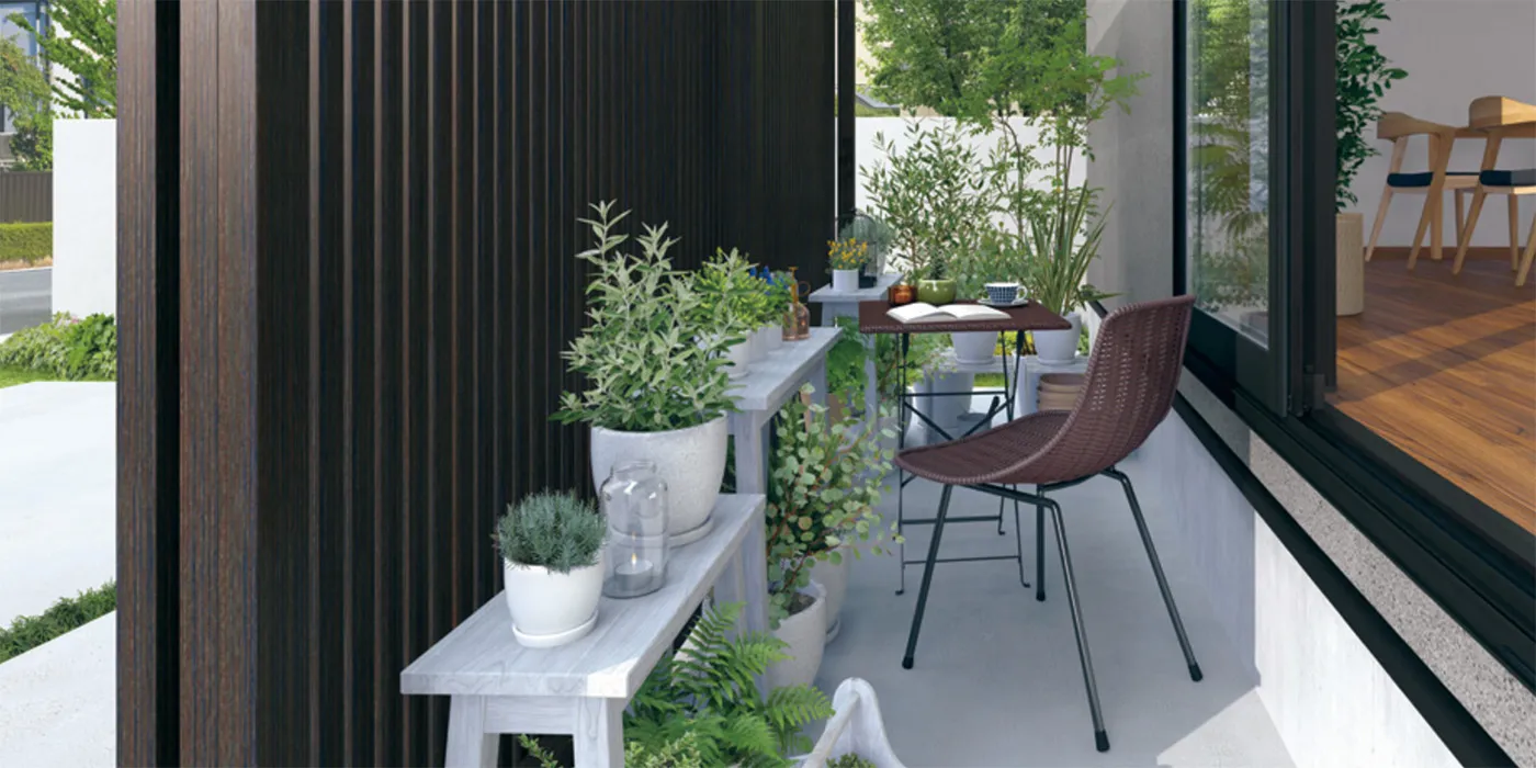 目隠しルーバー