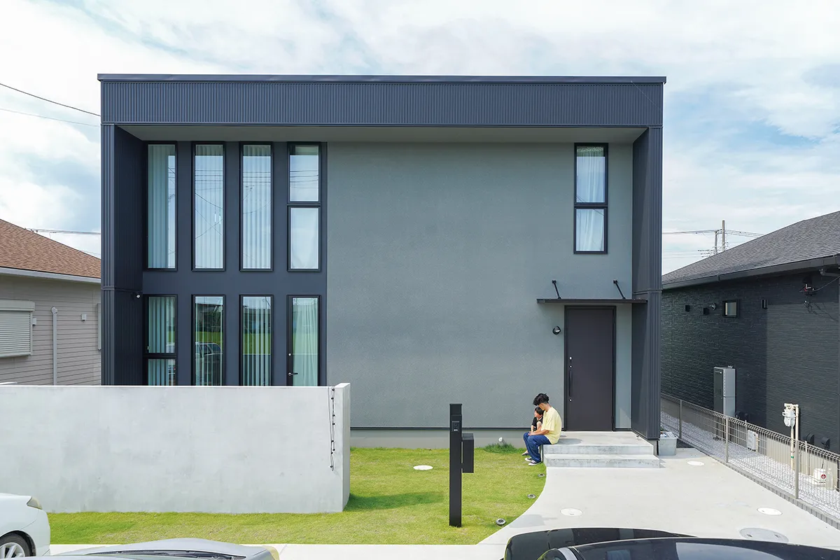 大空間リビングの機能美邸