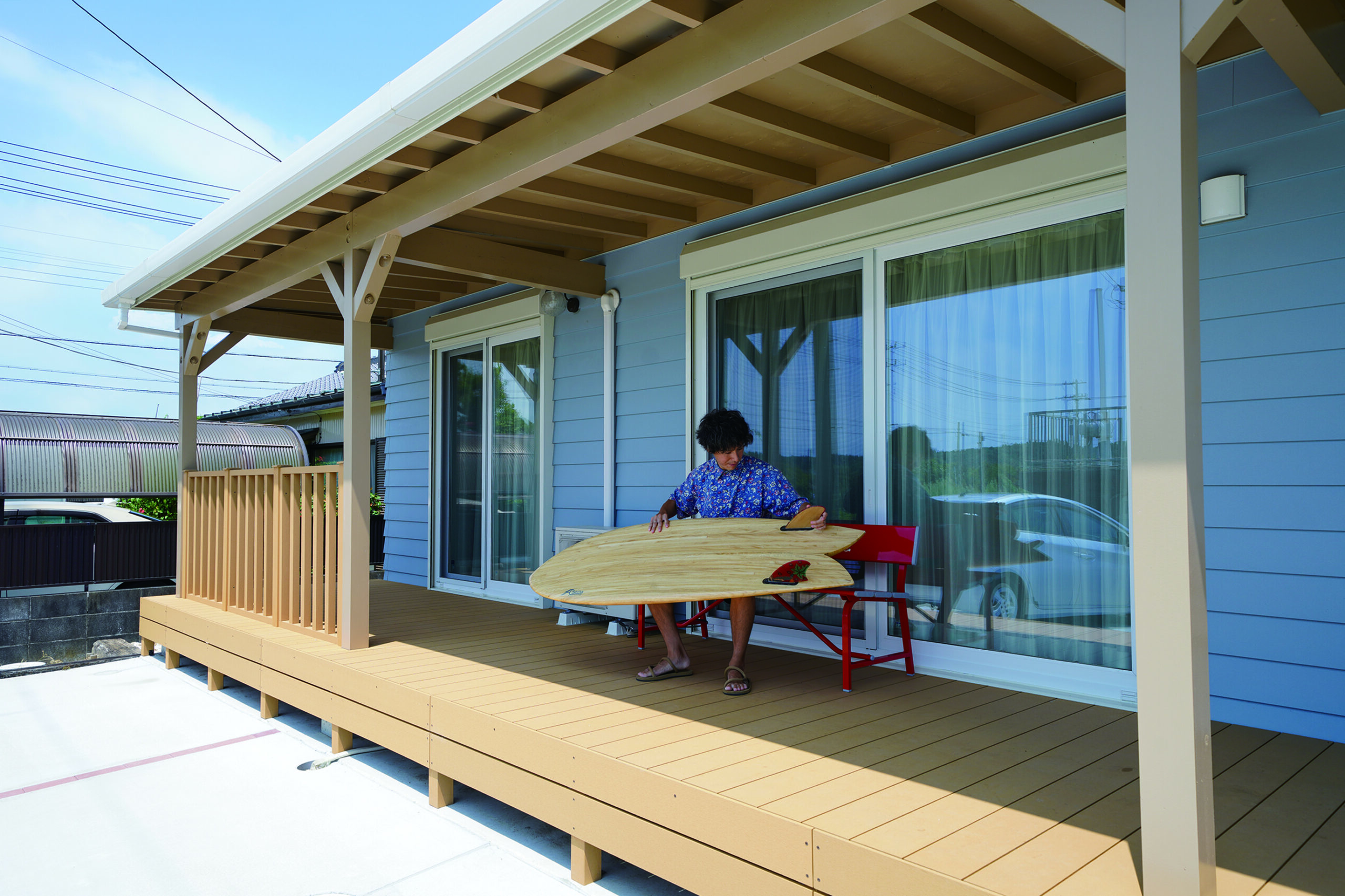 海を感じて暮らす。 好きにまっすぐな カリフォルニアスタイルの平屋