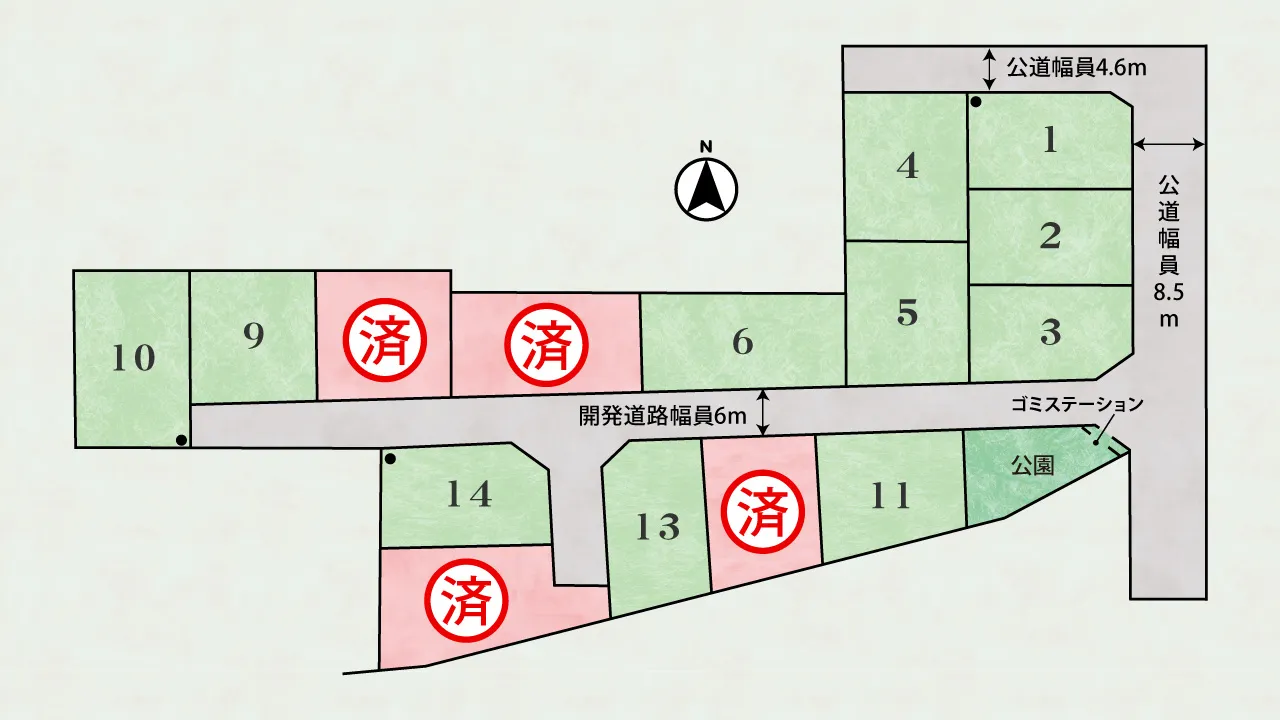 BLOOM CORT東茂原 区画図